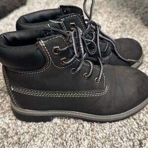 Wonder Nation Black Kids Boots